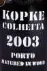 Этикетка Kopke Colheita in gift box 2003 0.75 л