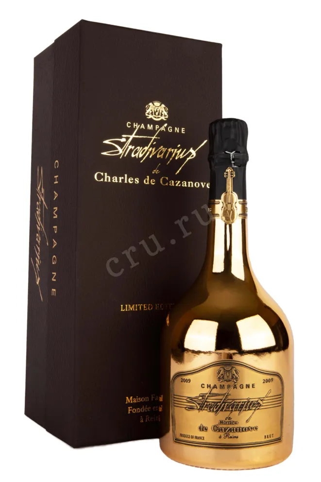 Шампанское Charles de Cazanove Stradivarius Brut 2009 0.75 л