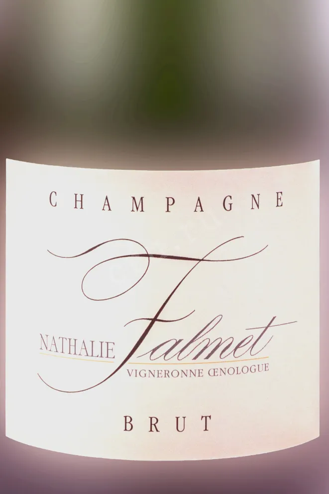 Этикетка Nathalie Falmet Cuvee Brut gift box 2019 1.5 л