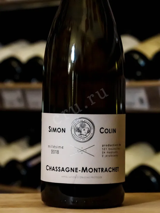 В магазине Крю Профи Simon Colin Chassagne-Montrachet 2018 0.75 л