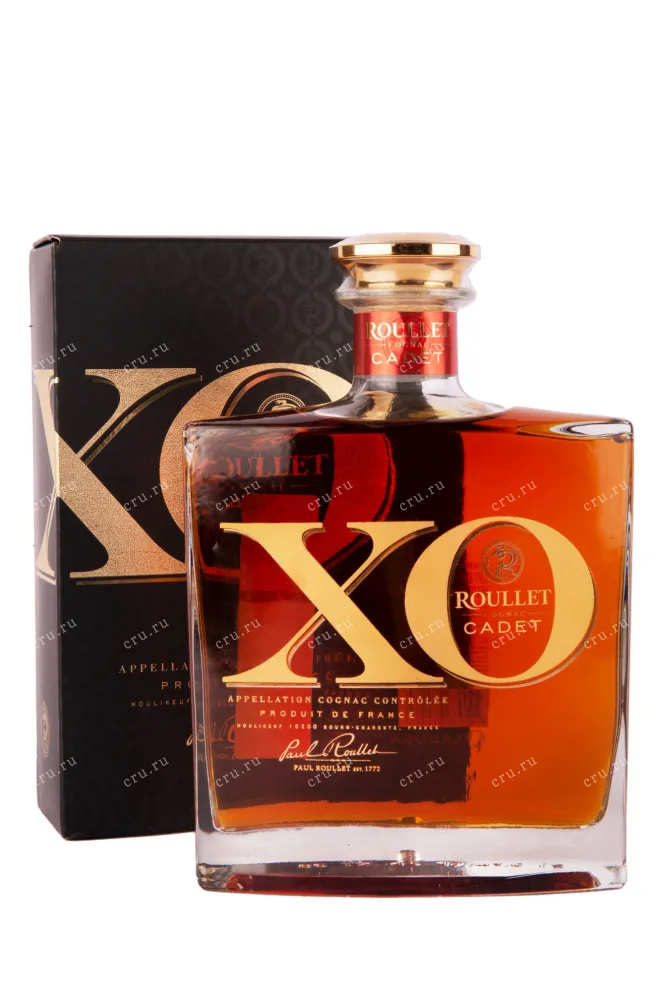 Коньяк Roullet Cadet XO with gift box  0.7 л