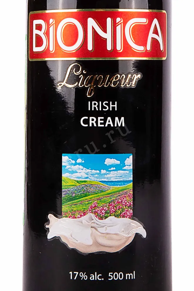 Этикетка Bionica Cream Flavour 0.5 л