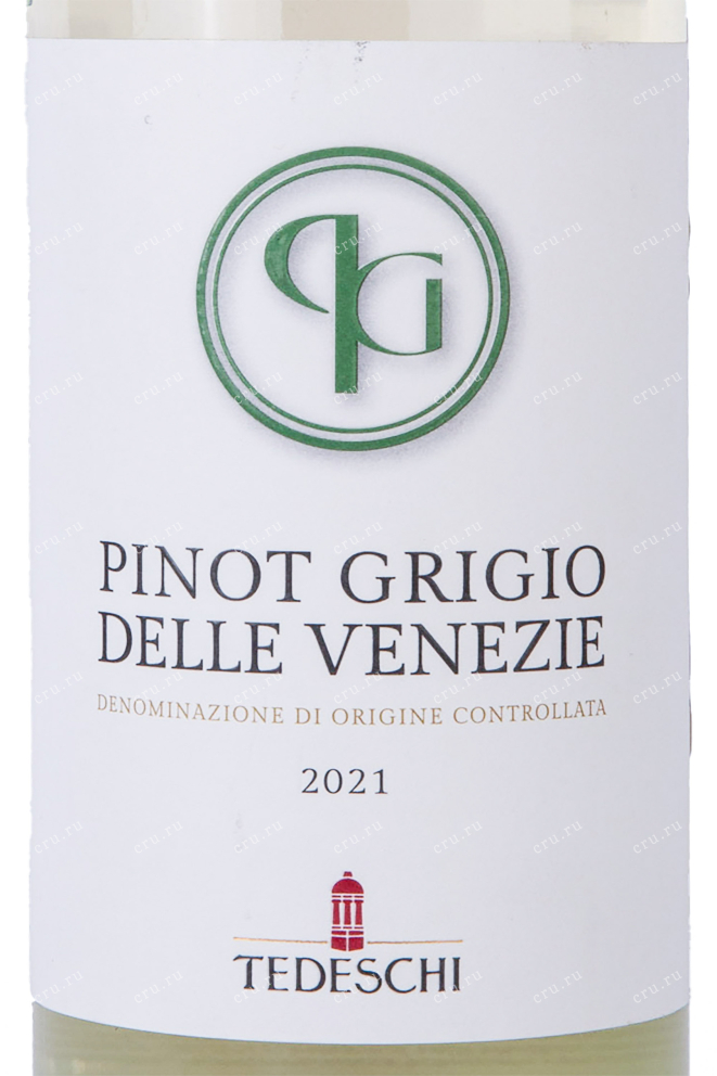 Этикетка Pinot Grigio Delle Venezie 2021 0.75 л