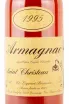 Этикетка Saint-Christeau 1995 0.7 л