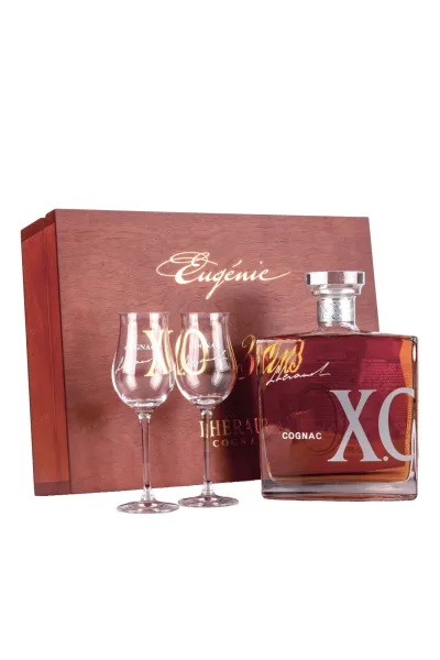 Коньяк Lheraud XO in gift box + 2 glasses  0.7 л