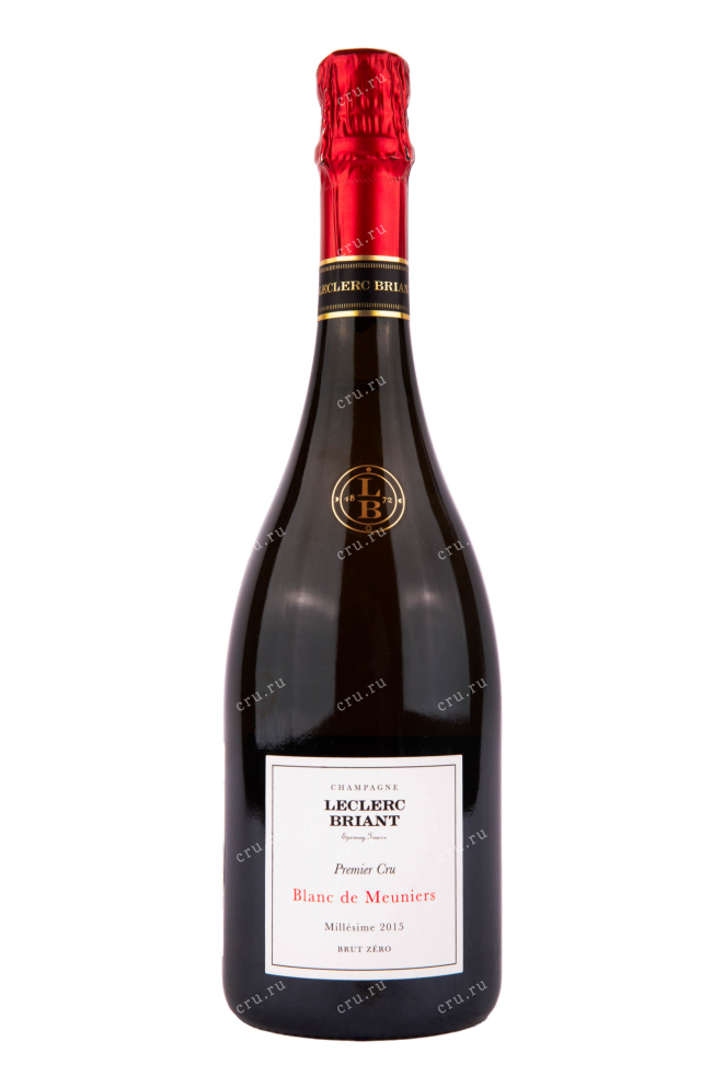 Шампанское Leclerc Briant Blanc de Meuniers Premier Cru Brut-Zero 2015 0.75 л
