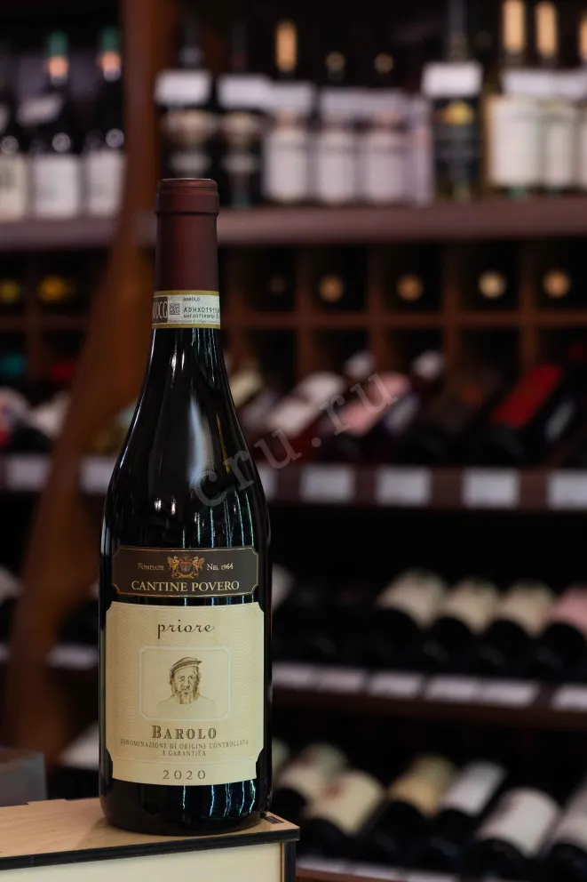 В магазине Крю Профи Cantine Povero Barolo Priore DOCG 2019 0.75 л