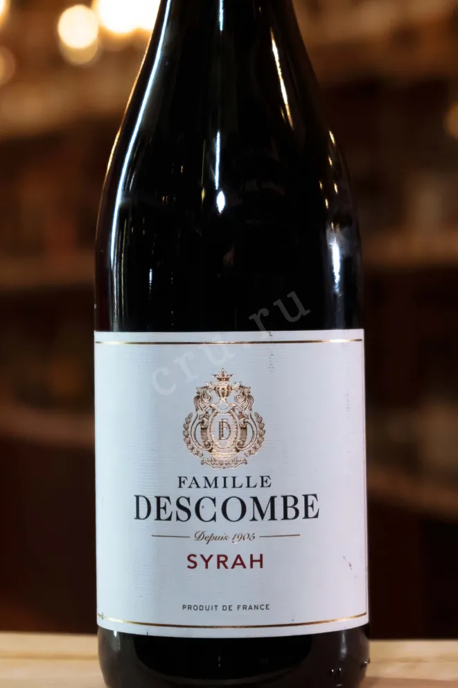 В магазине Крю Профи Famille Descombe Syrah 2021 0.75 л