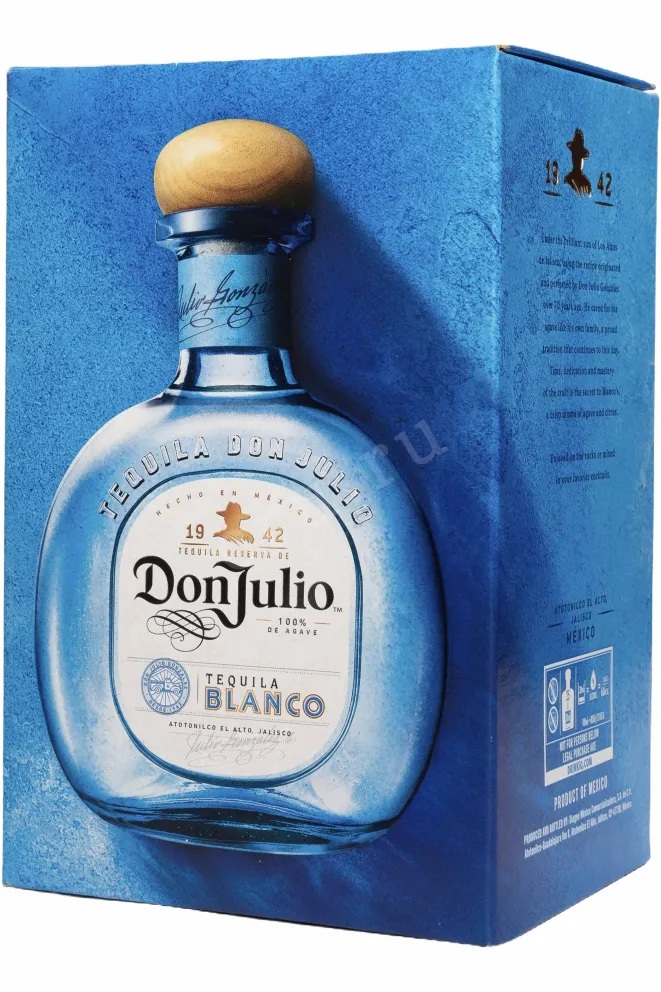 Подарочная коробка Don Julio Blanco in gift box 0.75 л