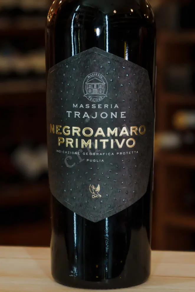 В магазине Крю Профи Masseria Trajone Negroamaro Primitivo IGP 2023 0.75 л
