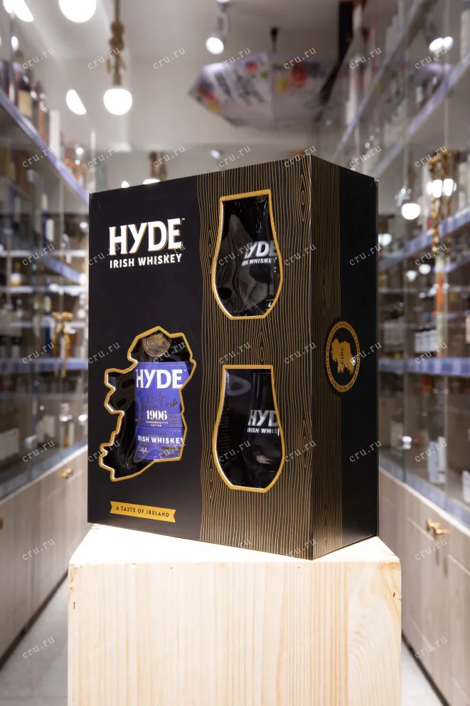 В магазине Крю Профи Hyde №9 Port Cask Finish in giftset with 2 glasses 0.7 л
