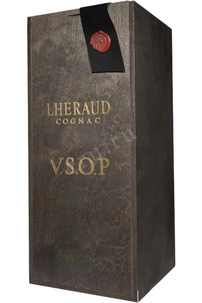 Деревянная коробка Lheraud Petite Champagne VSOP in wooden box 2020 5 л
