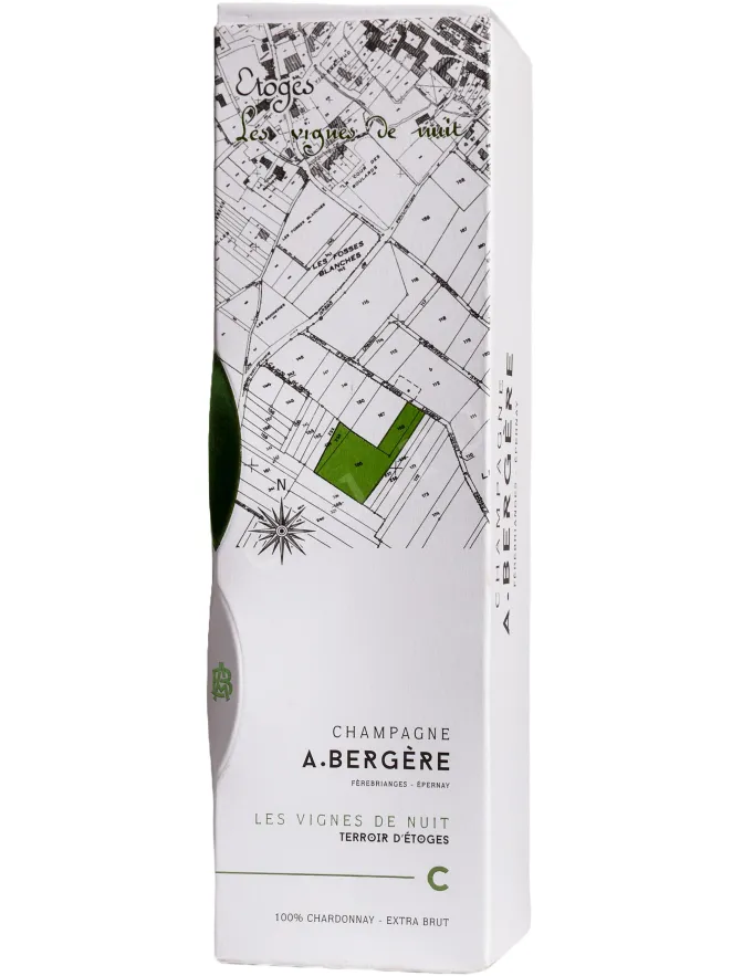 Подарочная коробка A. Bergere Les Vignes de Nuit 2019 0.75 л