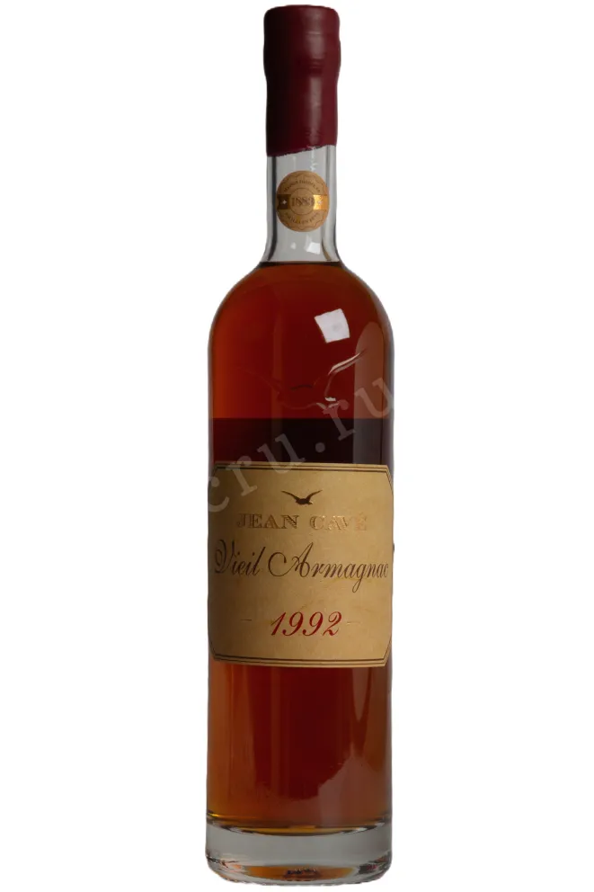 Бутылка Jean Cave Vieil Armagnac 1992 AOC wooden box 1992 0.7 л