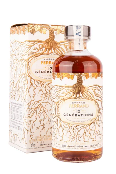 Коньяк Ferrand 10 Generations with gift box  0.5 л
