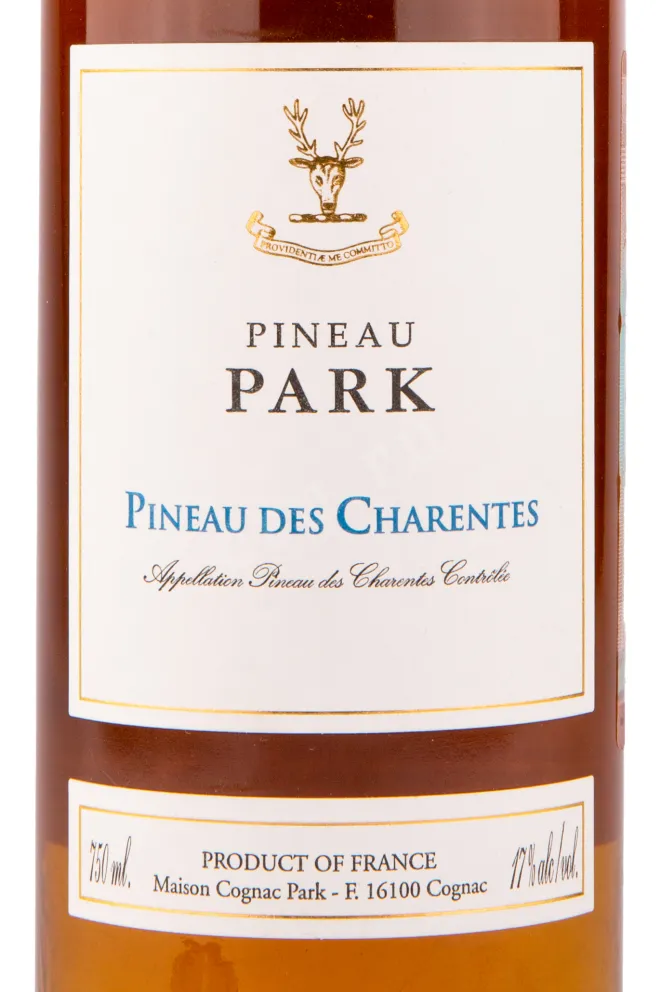 Этикетка Park Pineau 2019 0.75 л