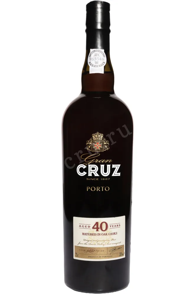 Бутылка Porto Gran Cruz 40 years old in wooden box 1983 0.75 л
