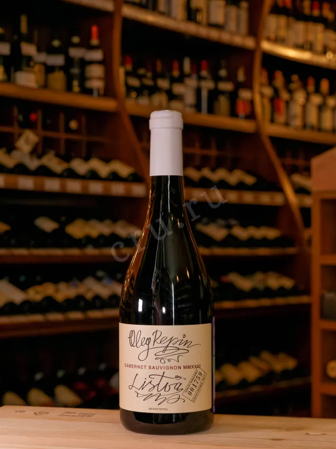 В магазине Крю Профи Oleg Repin Listva Cabernet Sauvignon 2023 0.75 л