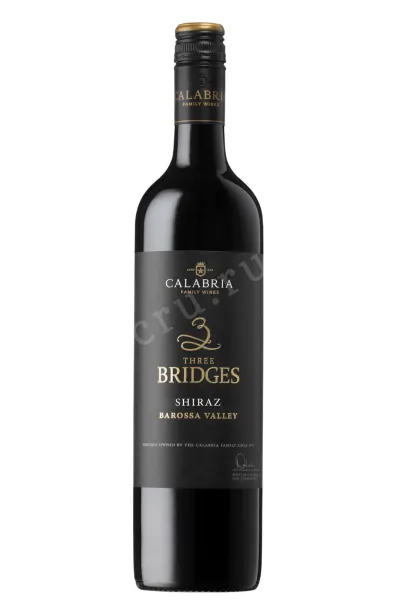 Вино Calabria Three Bridges Shiraz Barossa 2023 0.75 л