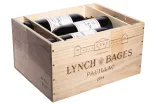В деревянной коробке Chateau Lynch Bages Puillac Grand Cru Classe Set of 6 bottles 2014 0.75 л