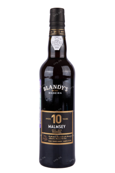 Мадейра Blandy's Malmsey Rich 10 Years 2009 0.5 л