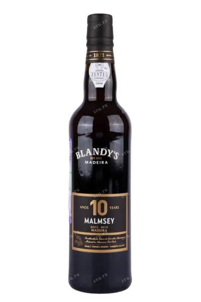 Мадера Blandys Malmsey Rich 10 Years 2011 0.5 л