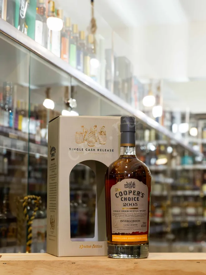 В магазине Крю Профи The Cooper's Choice Invergodon Amontillado Sherry Cask Finish in gift box 2005 0.7 л