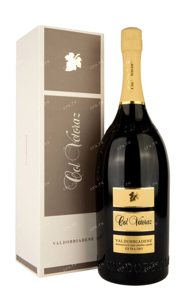 Игристое вино Col Vetoraz Prosecco Valdobbiadene Extra Dry in gift box  1.5 л