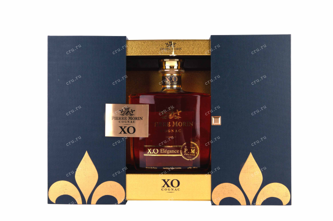 В подарочной коробке Pierre Morin XO Elegance in decanter gift box 2002 0.7 л