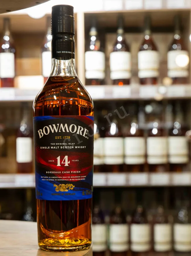 В магазине Крю Профи Bowmore Bordeaux Cask Finish 14 Years in gift box 0.7 л