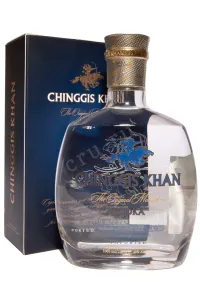 Водка Чингис Хан в подарочной упаквке  1 л