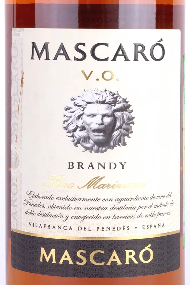 Этикетка Mascaro VO 2017 0.7 л