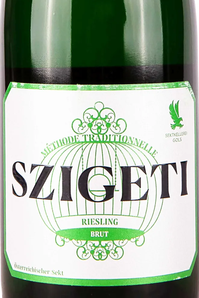 Этикетка Szigeti Riesling Sekt Brut 2019 0.75 л