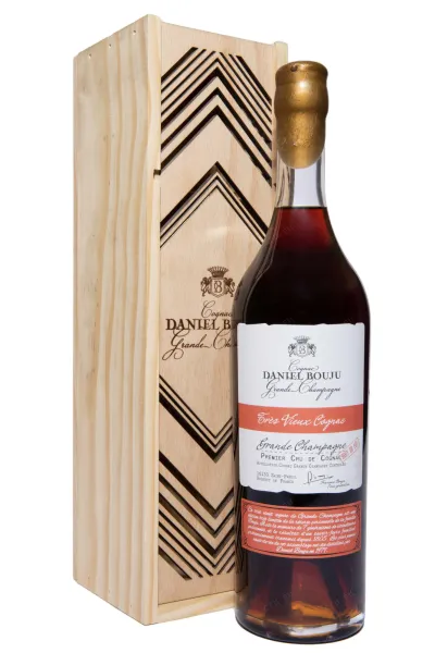 Коньяк Brut de Fut Grande Champagne Daniel Bouju wooden box 1980 0.7 л