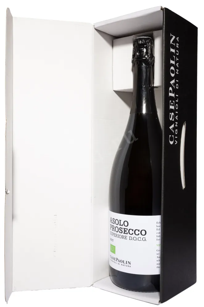 В подарочной коробке Case Paolin Asolo Prosecco Superiore Brut 2023 1.5 л