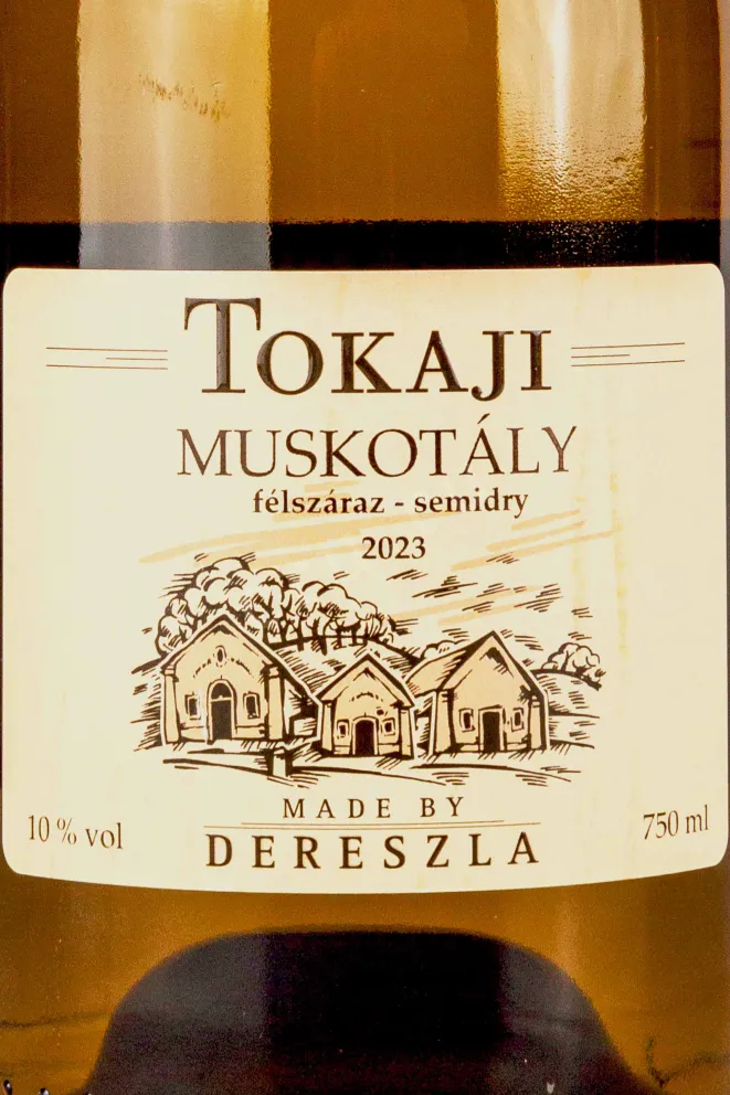 Контрэтикетка Chateau Dereszla Tokaji Muskotaly 2022 0.75 л