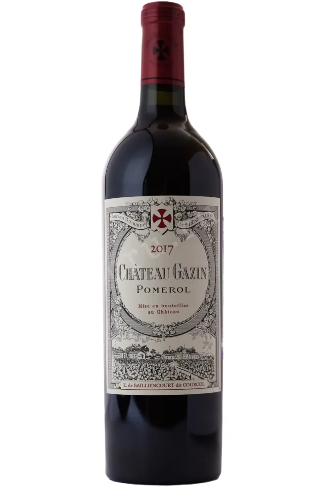 Вино Chateau Gazin Pomerol AOC 2017 0.75 л