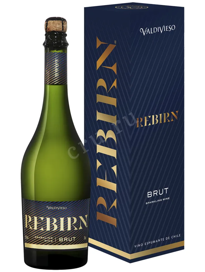 Игристое вино Rebirn Brut in gift box 2023 0.75 л
