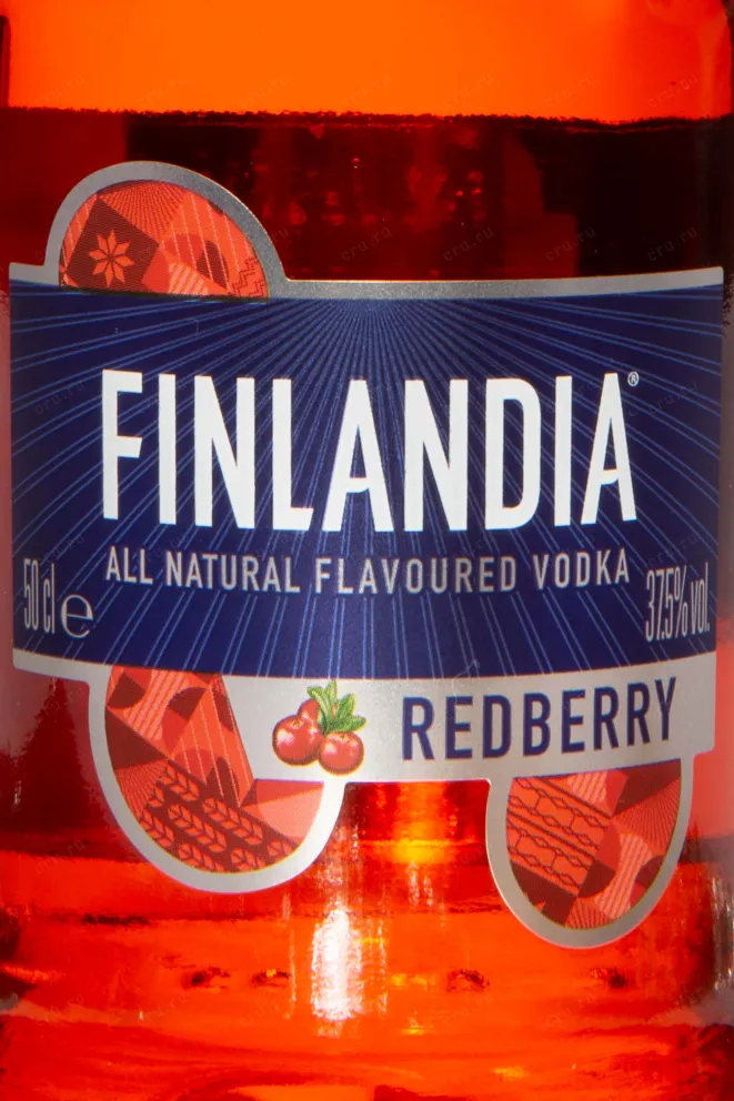 Этикетка Finlandia Redberry 0.5 л