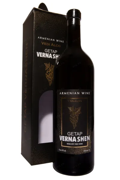 Вино Getap Vernashen Red Medium-Dry in gift box 3 л