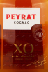 Этикетка Peyrat XO in gift box 0.7 л