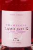 Этикетка Champagne Jean-Jacques Lamoureux Rose Brut 2020 0.75 л