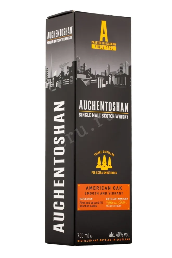 Виски Auchentoshan American Oak in gift box  0.7 л