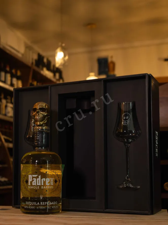 В магазине Крю Профи Padre Azul Single Barrel Reposado in gift box with 2 glasses 0.7 л