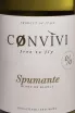 Этикетка Convivi Spumante Blanc De Blancs Dealcoholized 2024 0.75 л