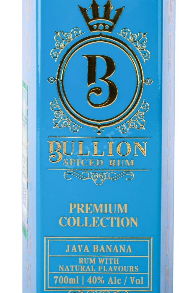 Этикетка Bullion Spiced Java Banana 0.70 л