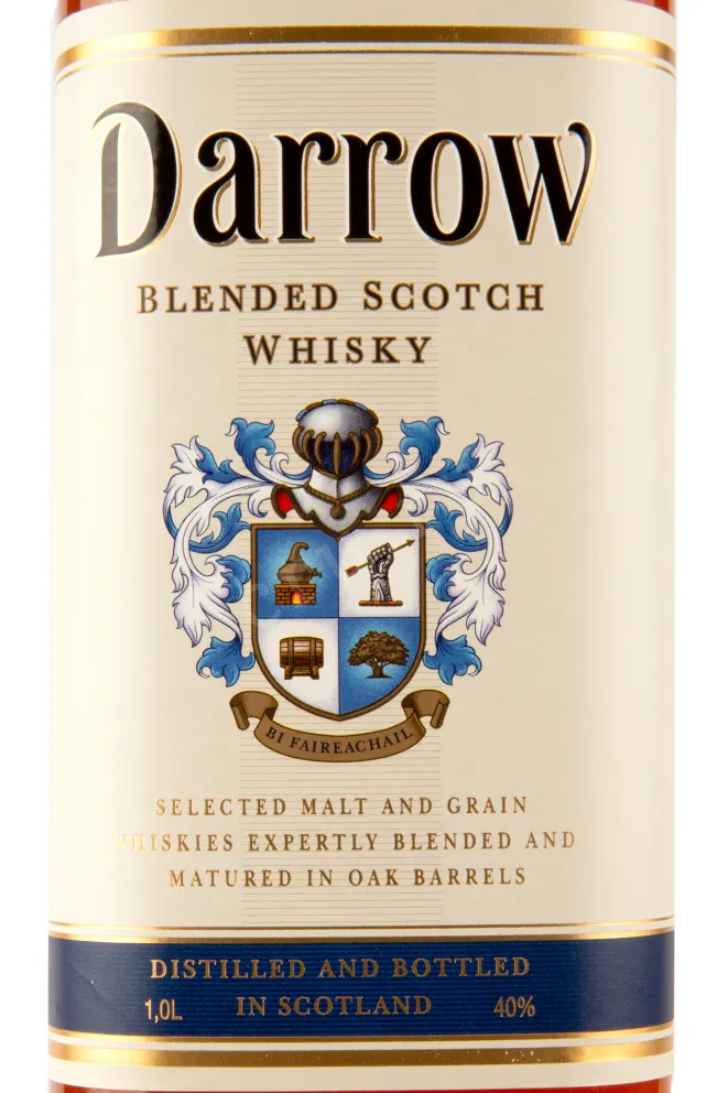 Этикетка виски Дэрроу 1,0