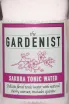Этикетка The Gardenist Sakura 0.2 л