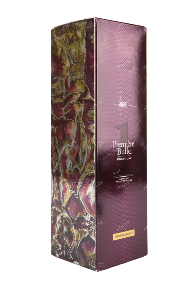 Подарочная коробка игристого вина Cremant de Limoux Premiere Bulle Premium Brut gift box 0.75 л