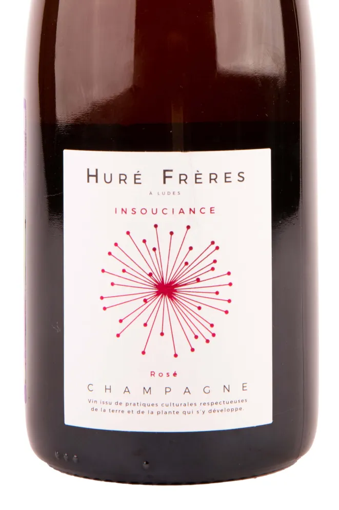 Этикетка игристого вина Уре Фрер Ансусьянс Розе Брют 2019 0.75